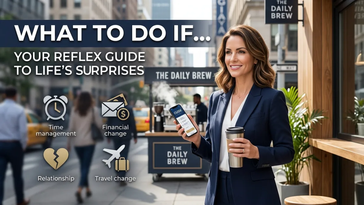 What to do if...: your reflex guide to life's surprises