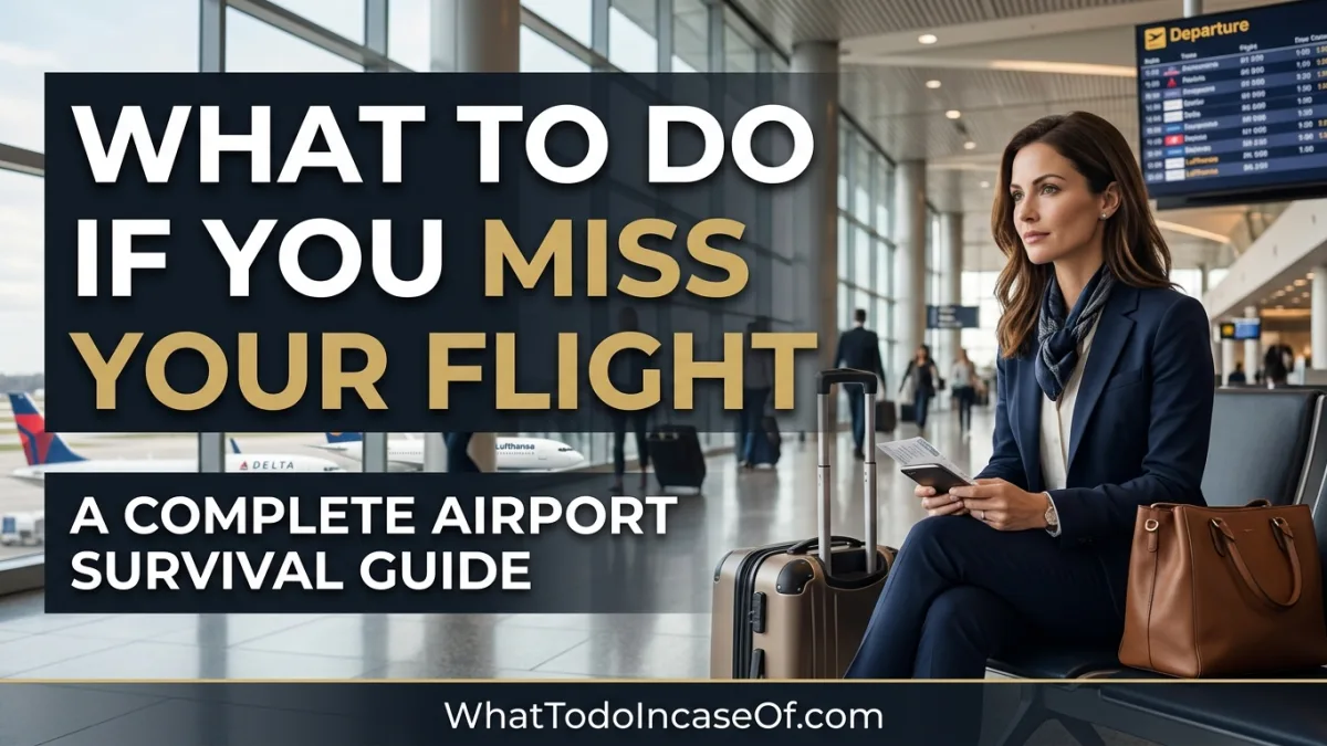 What to Do If You Miss Your Flight: A Complete Airport Survival Guide