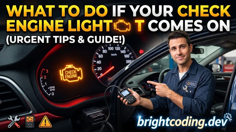 What to Do If Your Check Engine Light Comes On